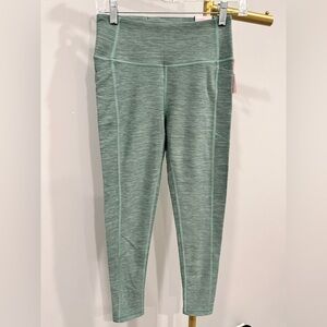 Victoria's Secret High Rise 7/8 Length Light Green Leggings